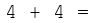 Equation to solve