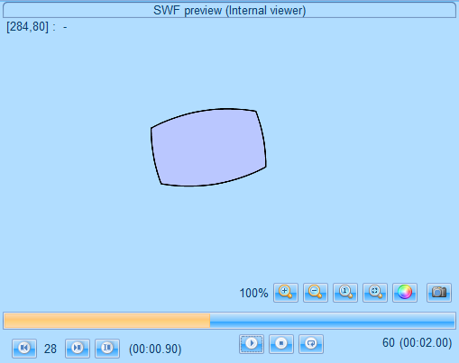 SWF Display screenshot (MorphShape) SWF Display screenshot (MorphShape)