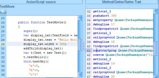 Editing ActionScript Editing ActionScript